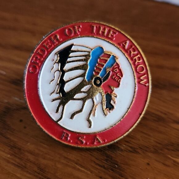 Boy scouts Order of the Arrow neckerchief slide - Picture 1 of 3